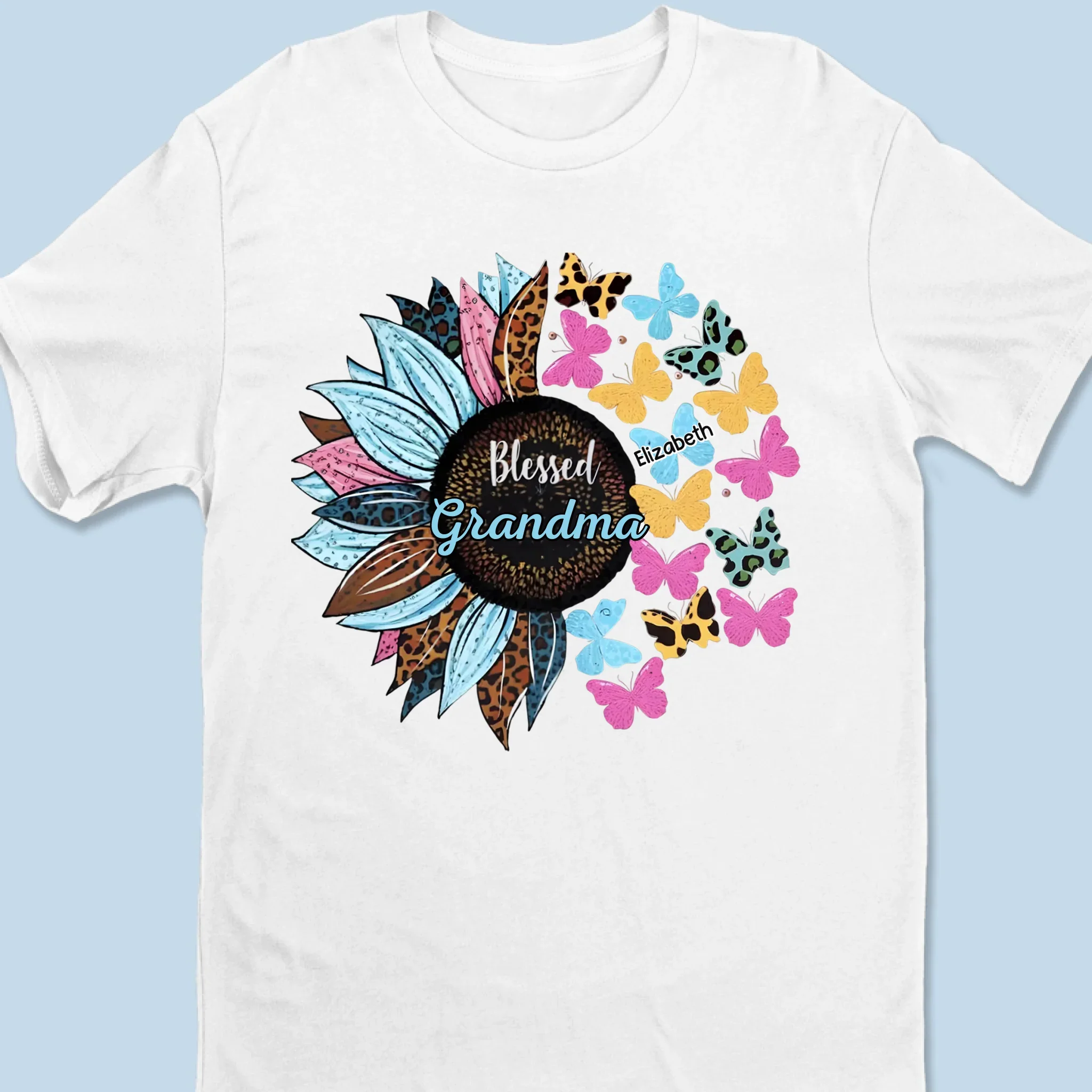 Grandma’s Love Is A Gift That Never Fades - Family Personalized Custom Unisex T-shirt, Premium T-shirt, Hoodie - Gift For Mom, Grandma - Image 2