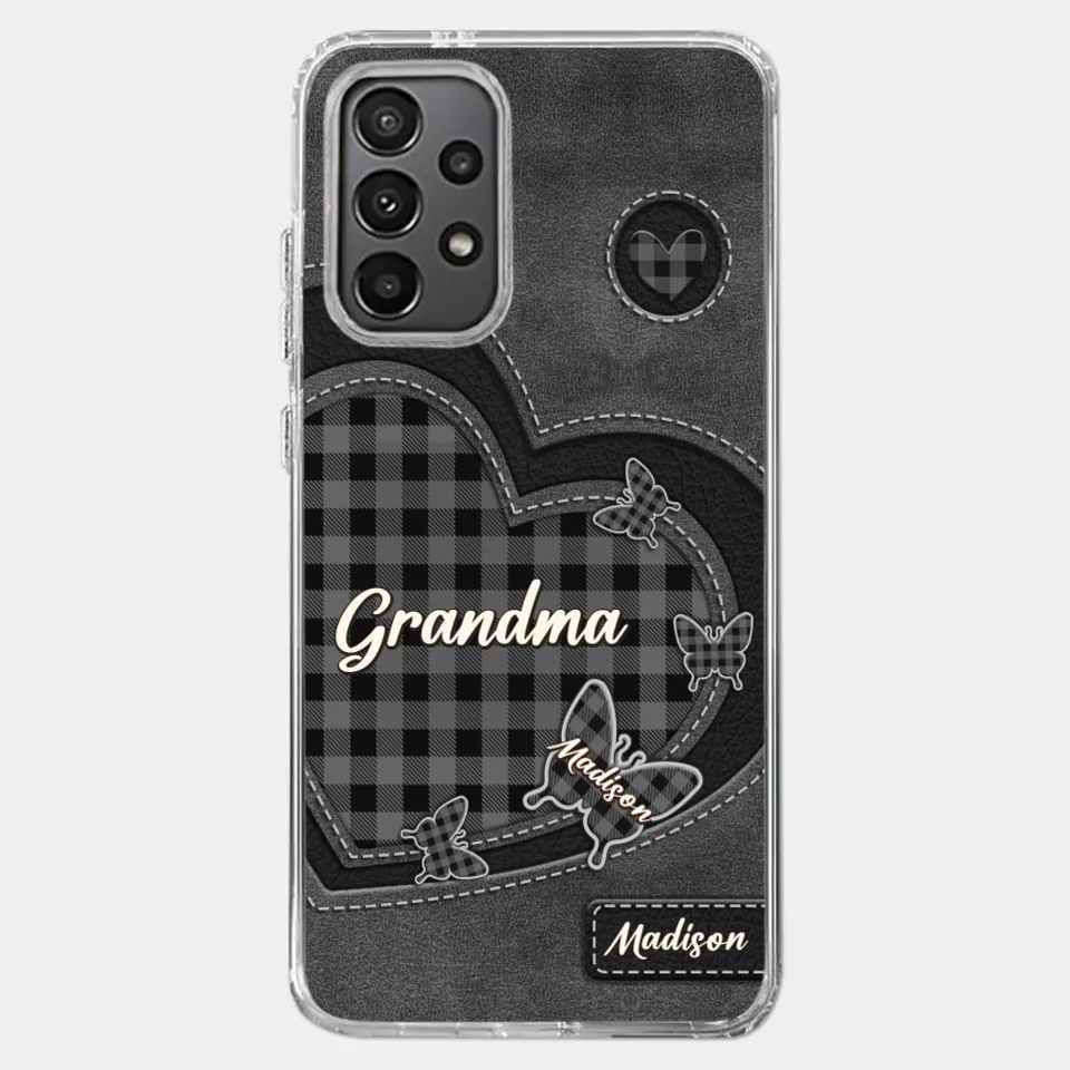 Grandma’s Love Is A Hug That Never Ends - Family Personalized Custom Clear Phone Case - Gift For Mom, Grandma - Image 36