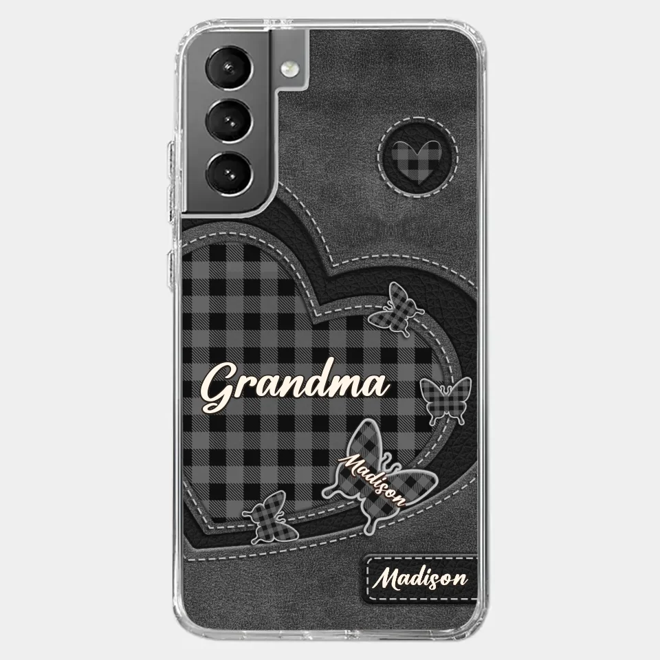 Grandma’s Love Is A Hug That Never Ends - Family Personalized Custom Clear Phone Case - Gift For Mom, Grandma - Image 40