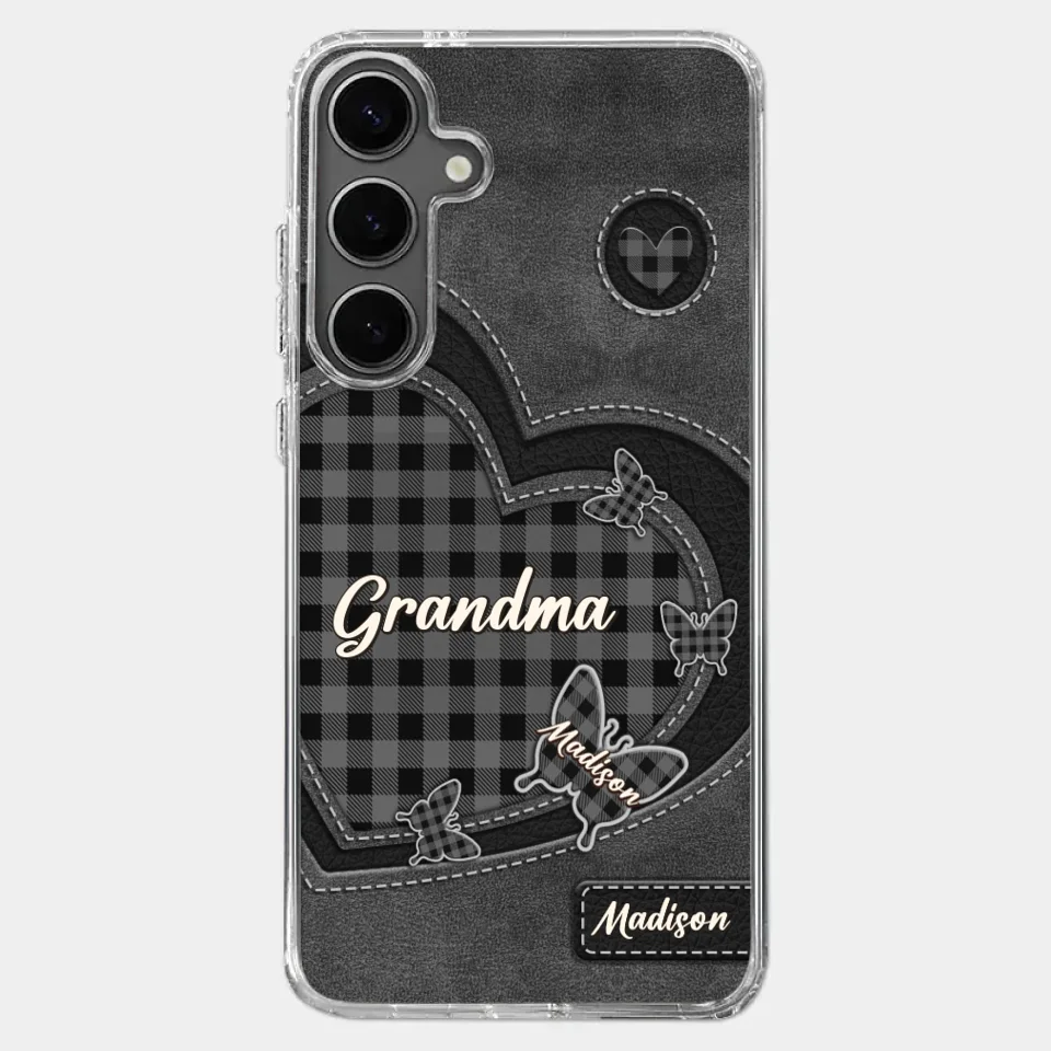 Grandma’s Love Is A Hug That Never Ends - Family Personalized Custom Clear Phone Case - Gift For Mom, Grandma - Image 42