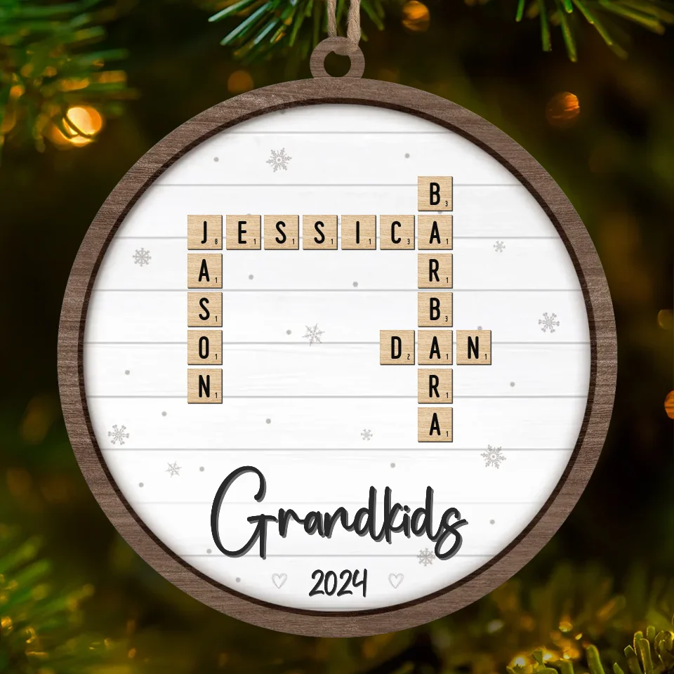 Grandmas Make The Holidays Magical - Family Personalized Custom Ornament - Wood Custom Shaped - Christmas Gift For Grandma - Image 2