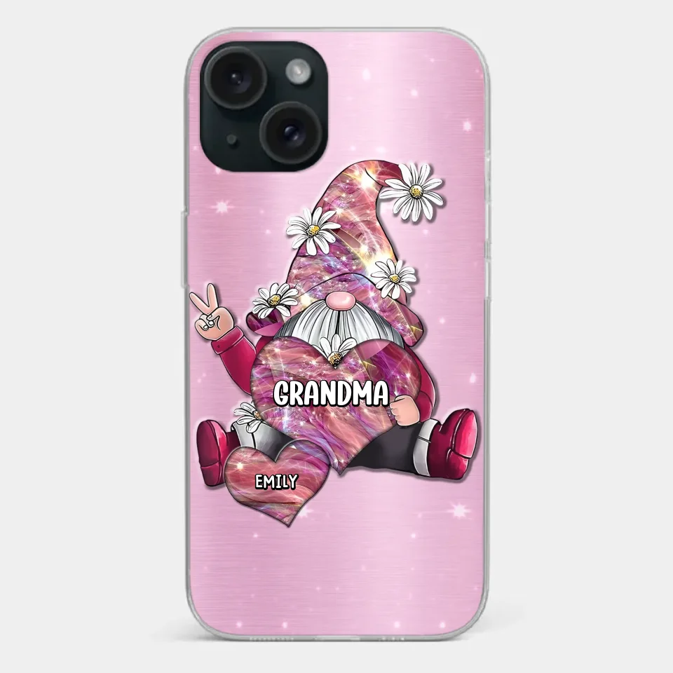 Grandmas Sprinkle Love Like Fairy Dust, Making Everything Magical - Family Personalized Custom Clear Phone Case - Gift For Mom, Grandma - Image 21