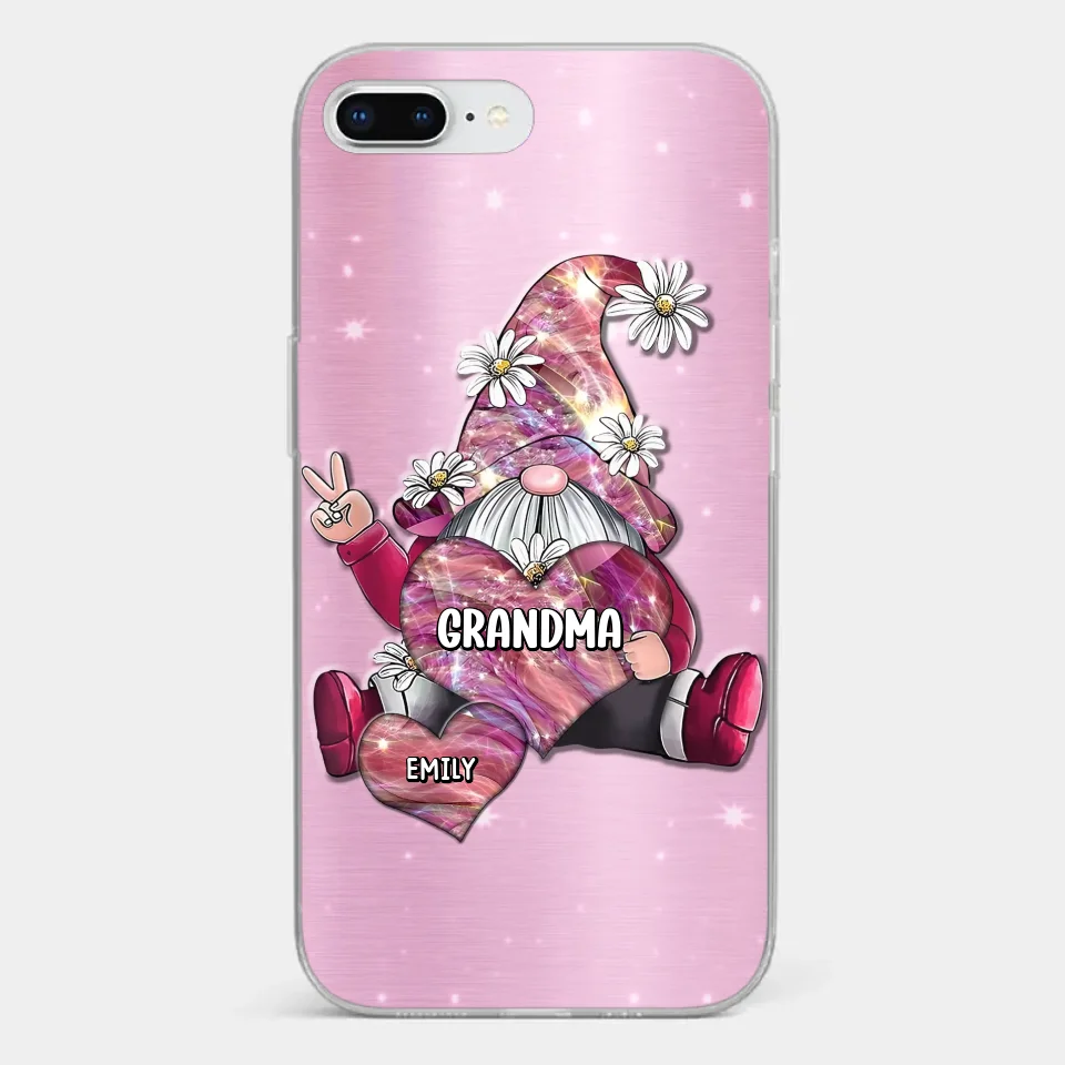 Grandmas Sprinkle Love Like Fairy Dust, Making Everything Magical - Family Personalized Custom Clear Phone Case - Gift For Mom, Grandma - Image 4