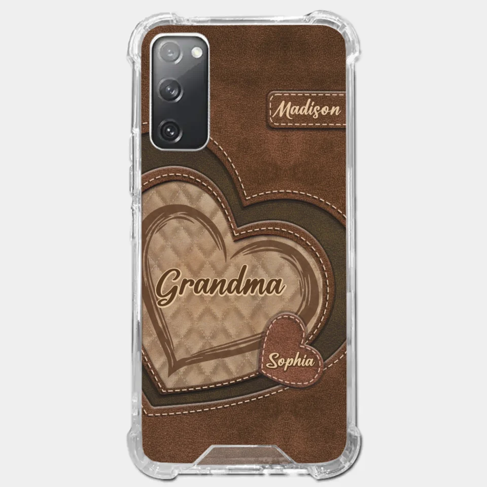 Grandma’s Sweethearts - Family Personalized Custom Clear Phone Case - Gift For Mom, Grandma - Image 37