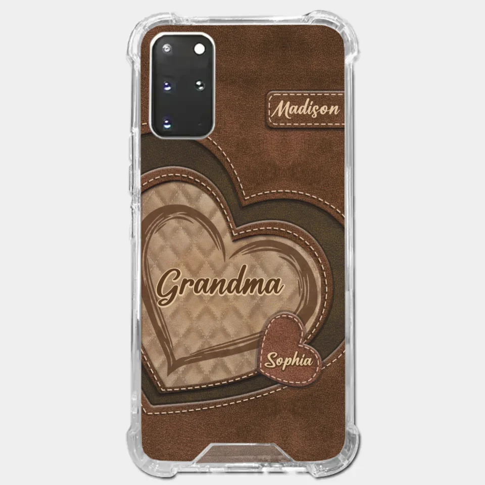 Grandma’s Sweethearts - Family Personalized Custom Clear Phone Case - Gift For Mom, Grandma - Image 39