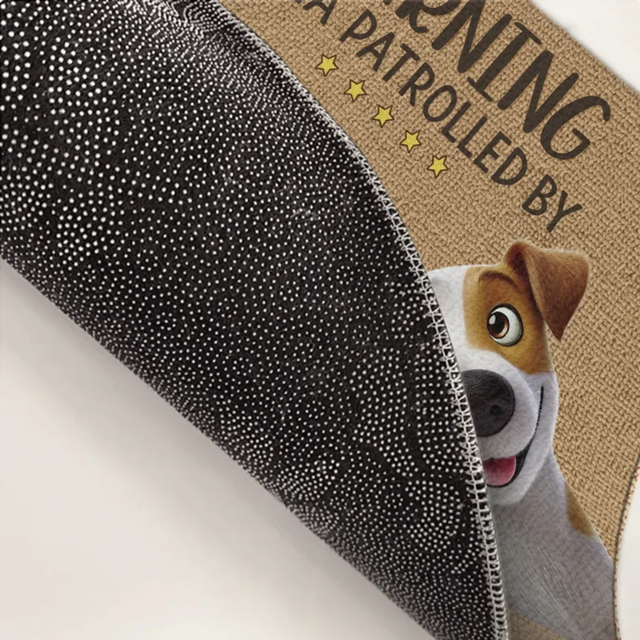 Guard Dogs With Wagging Tails - Dog Personalized Custom Home Decor Decorative Mat - House Warming Gift For Pet Owners, Pet Lovers - Image 4