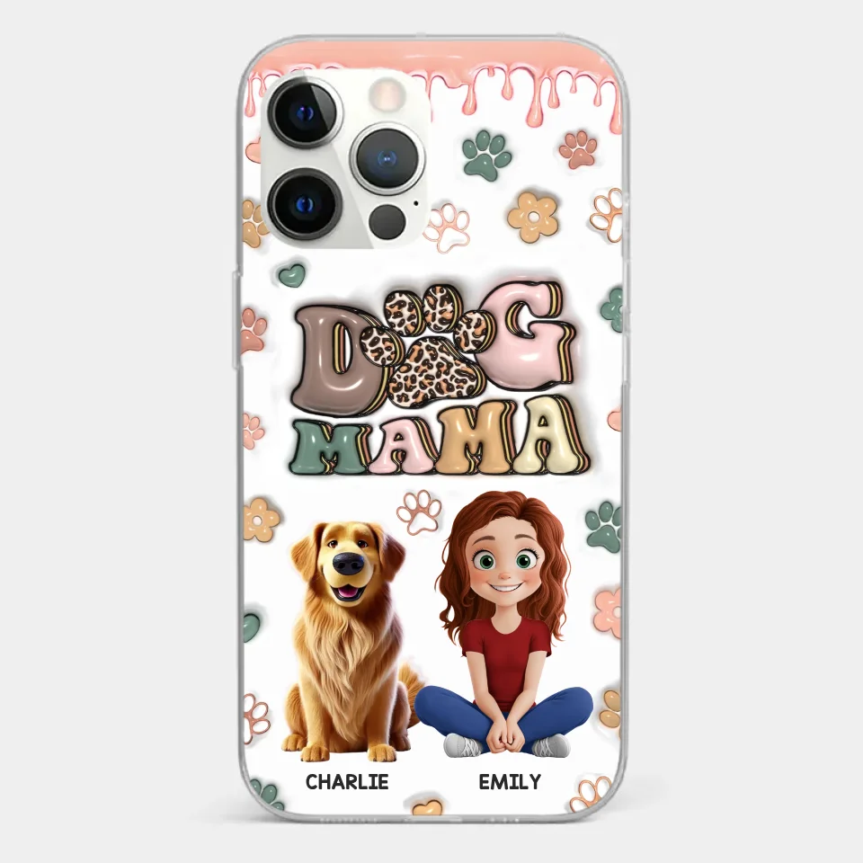 Happiness Is A Warm Puppy - Dog Personalized Custom 3D Inflated Effect Printed Clear Phone Case - Gift For Pet Owners, Pet Lovers - Image 11