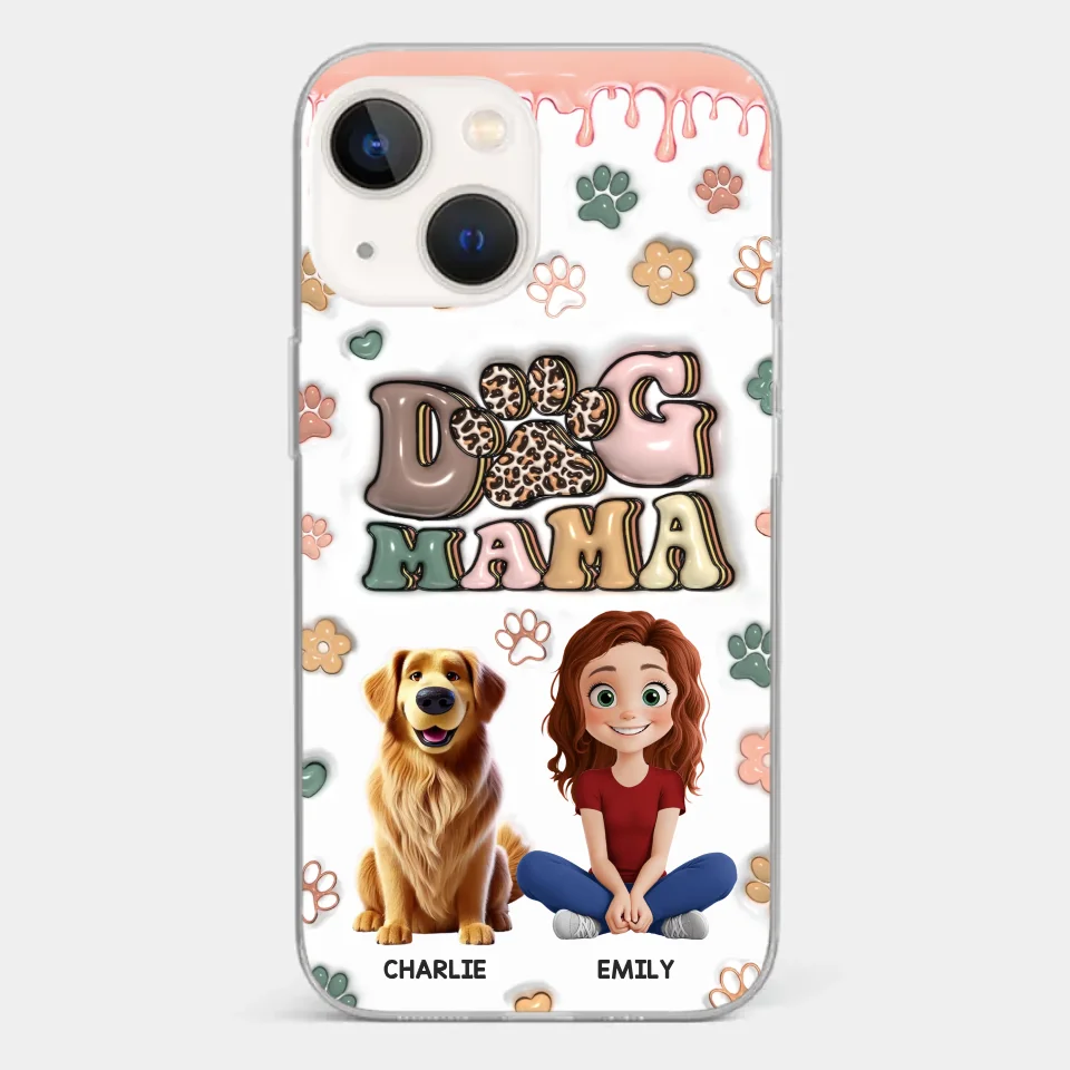 Happiness Is A Warm Puppy - Dog Personalized Custom 3D Inflated Effect Printed Clear Phone Case - Gift For Pet Owners, Pet Lovers - Image 13