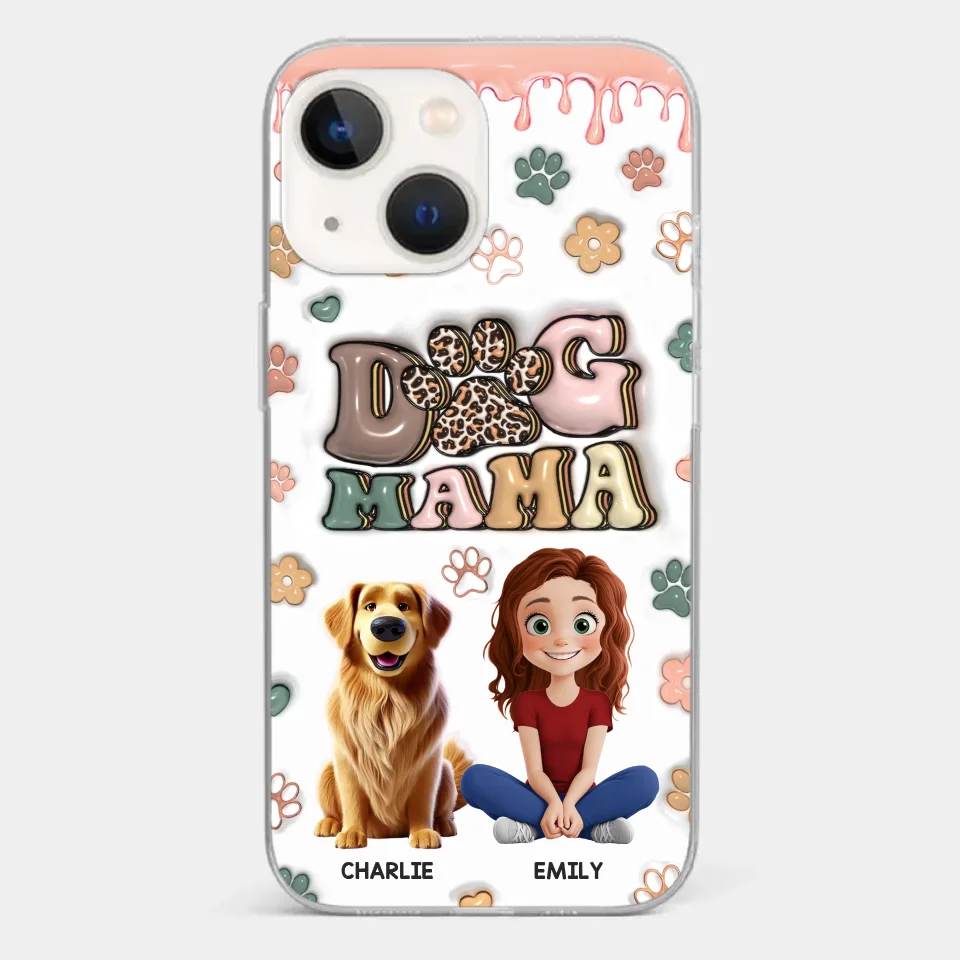 Happiness Is A Warm Puppy - Dog Personalized Custom 3D Inflated Effect Printed Clear Phone Case - Gift For Pet Owners, Pet Lovers - Image 17