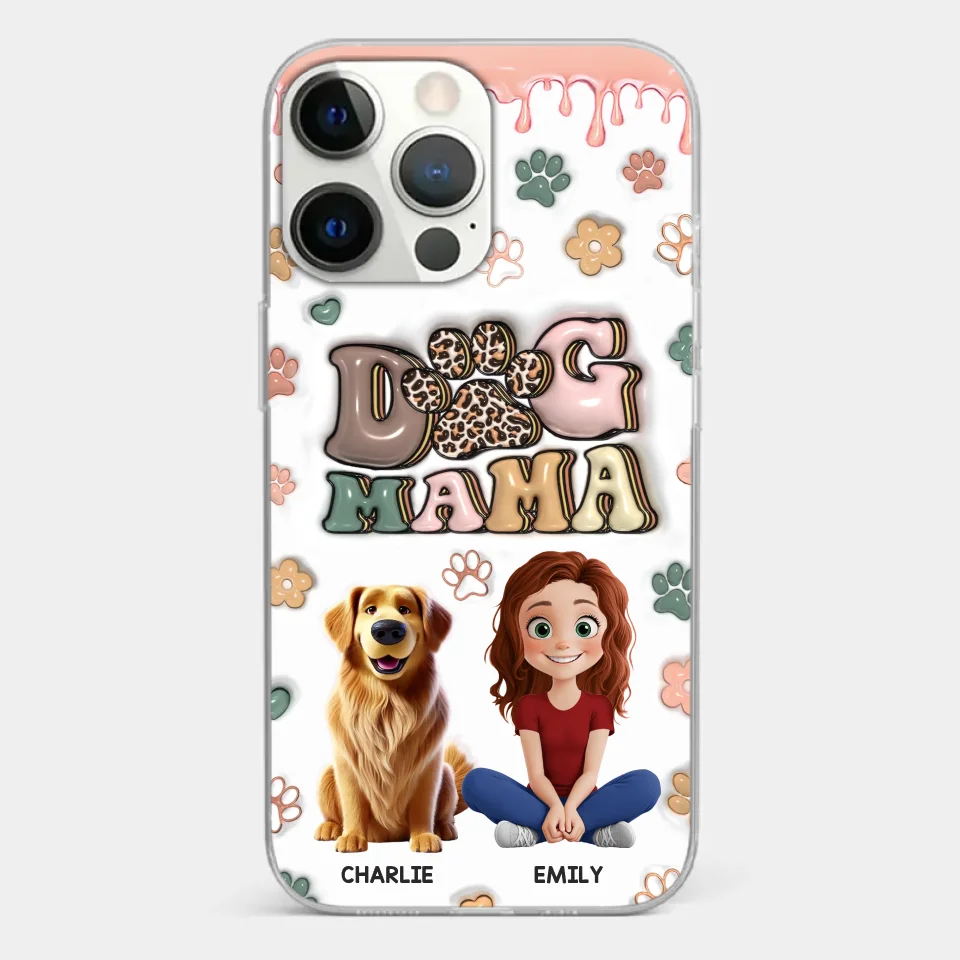 Happiness Is A Warm Puppy - Dog Personalized Custom 3D Inflated Effect Printed Clear Phone Case - Gift For Pet Owners, Pet Lovers - Image 20