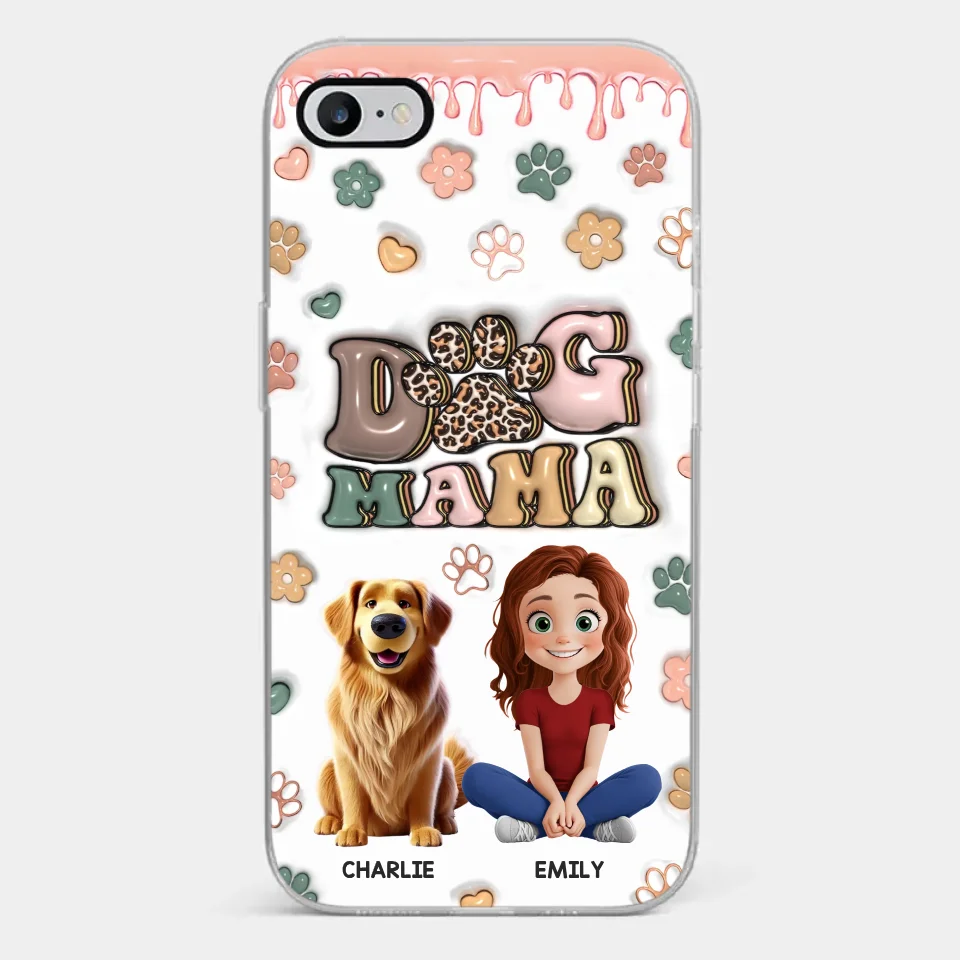 Happiness Is A Warm Puppy - Dog Personalized Custom 3D Inflated Effect Printed Clear Phone Case - Gift For Pet Owners, Pet Lovers - Image 23