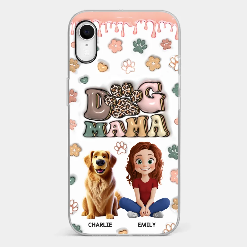 Happiness Is A Warm Puppy - Dog Personalized Custom 3D Inflated Effect Printed Clear Phone Case - Gift For Pet Owners, Pet Lovers - Image 25