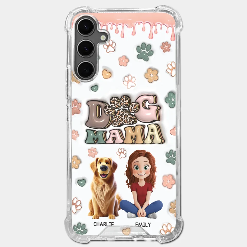 Happiness Is A Warm Puppy - Dog Personalized Custom 3D Inflated Effect Printed Clear Phone Case - Gift For Pet Owners, Pet Lovers - Image 35