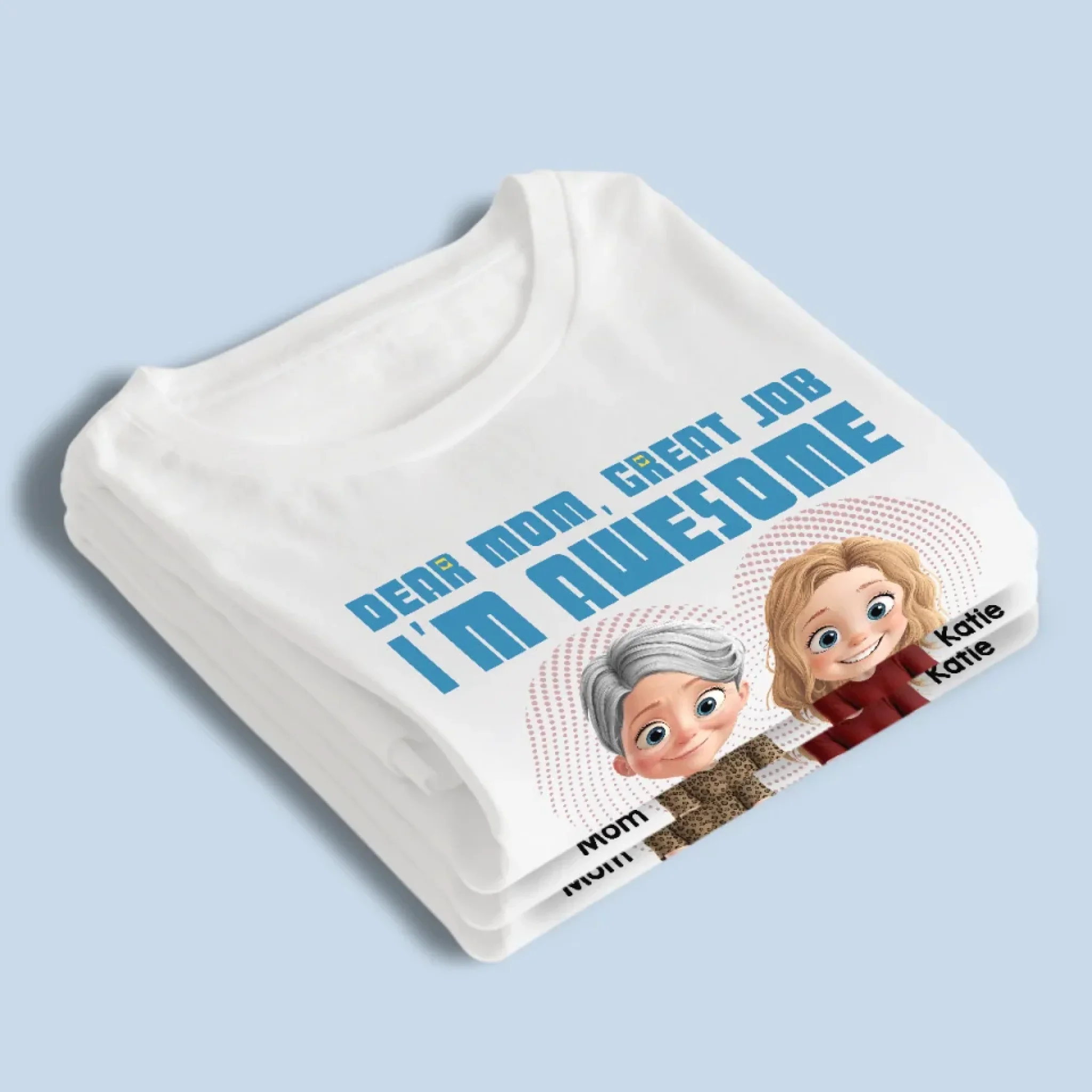 Having My Mom Is My Biggest Blessing - Family Personalized Custom Unisex T-shirt, Premium T-shirt, Hoodie - Mother's Day, Gift For Mom - Image 4