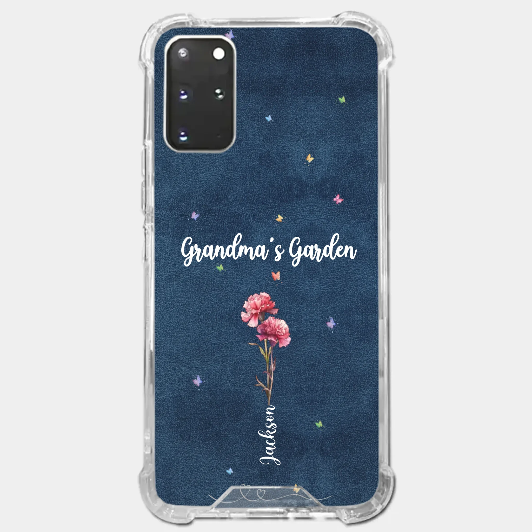Her Garden Grows With Love - Family Personalized Custom Clear Phone Case - Mother's Day, Gift For Mom, Grandma - Image 39