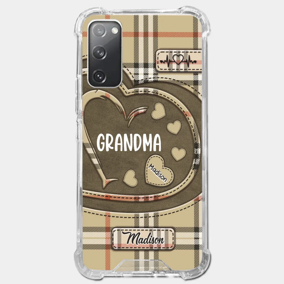Her Love Is A Legacy That Never Fades - Family Personalized Custom Clear Phone Case - Gift For Mom, Grandma - Image 37