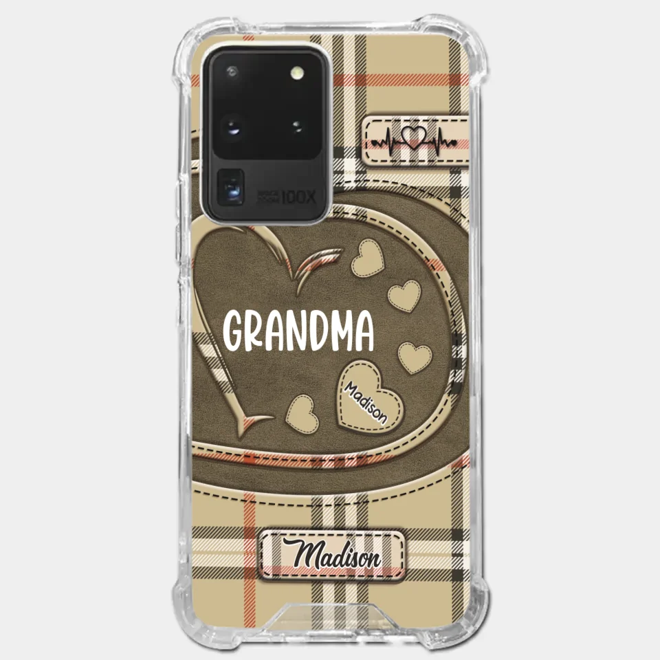 Her Love Is A Legacy That Never Fades - Family Personalized Custom Clear Phone Case - Gift For Mom, Grandma - Image 38