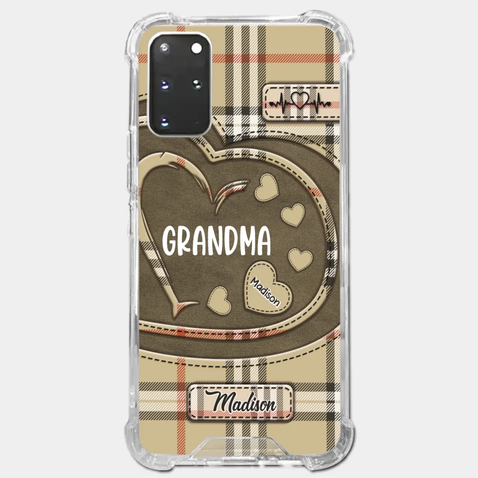 Her Love Is A Legacy That Never Fades - Family Personalized Custom Clear Phone Case - Gift For Mom, Grandma - Image 39