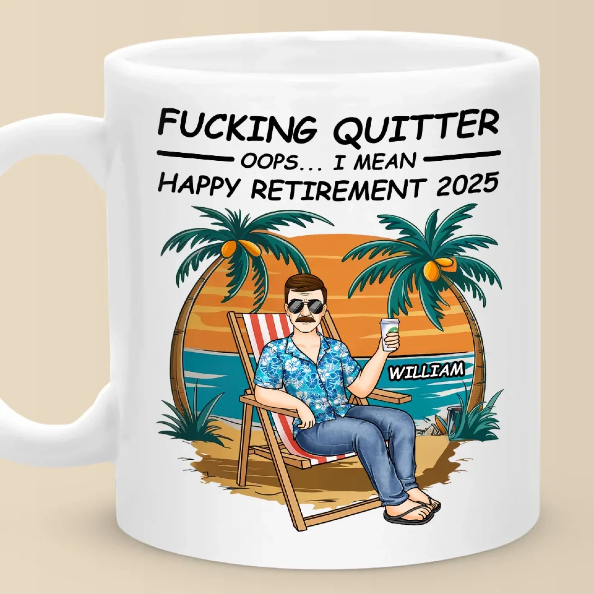 Here’s To The Next Chapter Of Your Life - Coworker Personalized Custom Mug - Appreciation, Retirement Gift For Coworkers, Work Friends, Colleagues