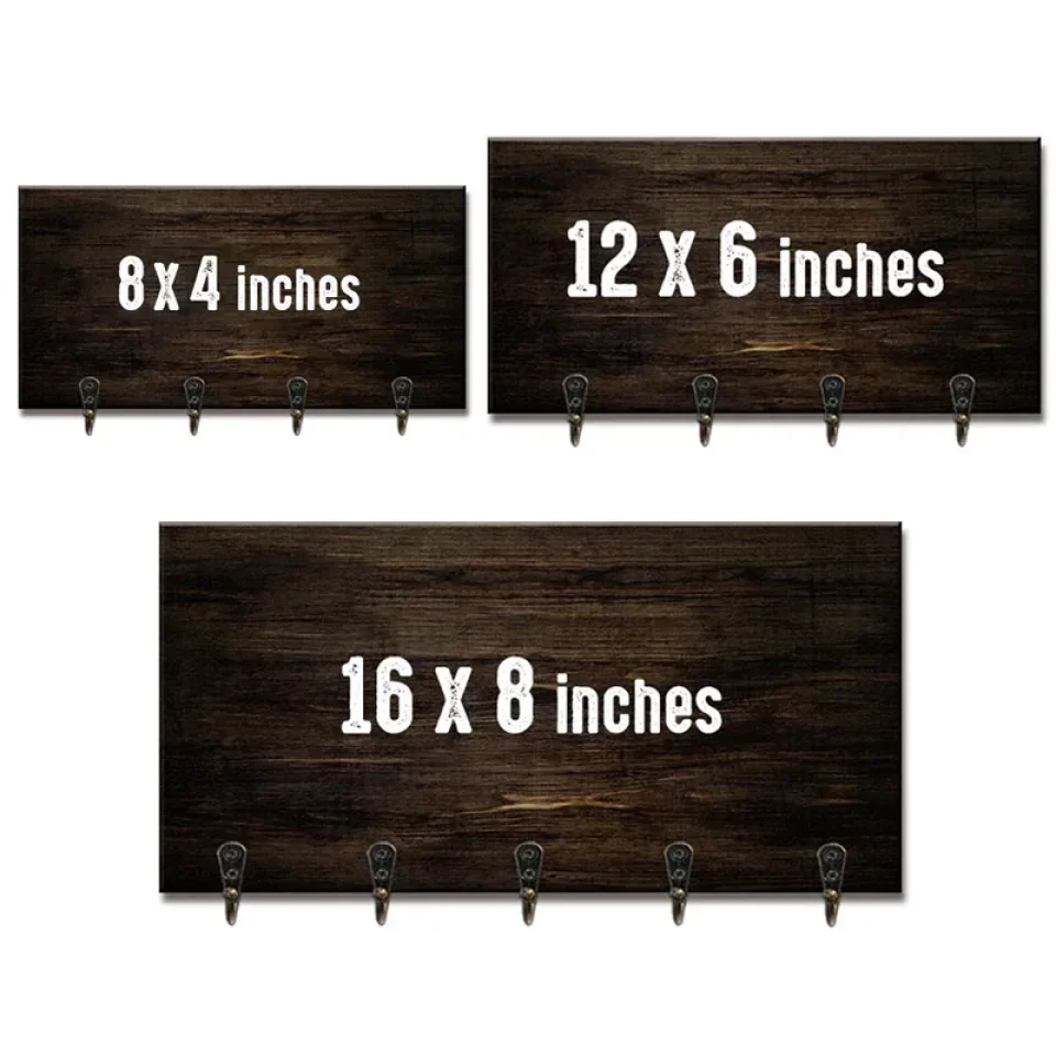 Home Sweet Home - Family Personalized Custom Home Decor Key Hanger, Key Holder - House Warming Gift For Family Members, Pet Owners, Pet Lovers - Image 5