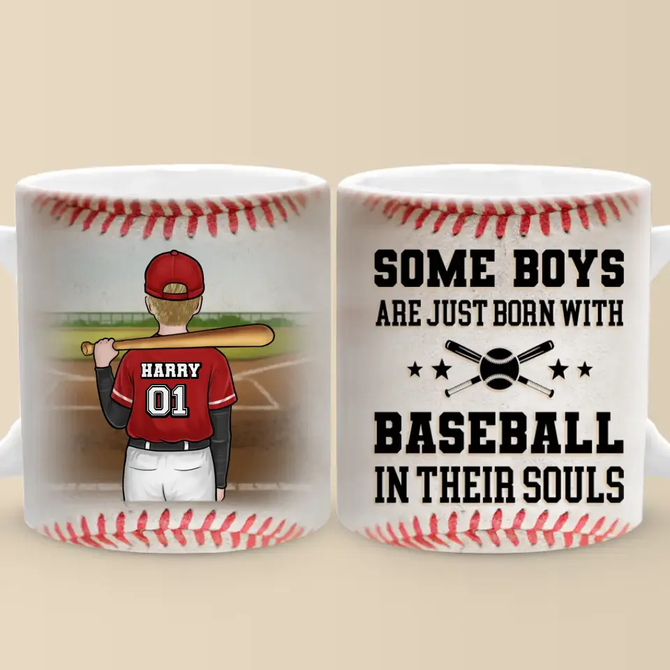 Hone Skills, Unburdened By Wins- Family Personalized Custom Mug - Gift For Family Members, Baseball Players, Baseball Lovers - Image 2