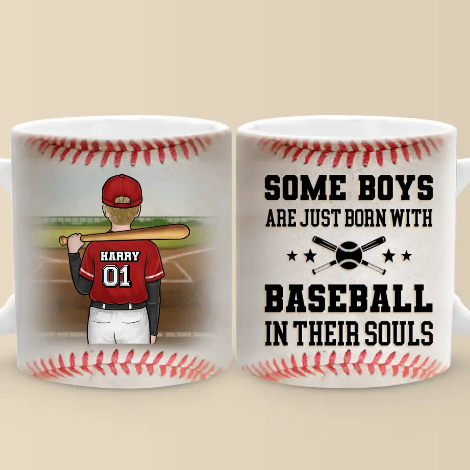 Hone Skills, Unburdened By Wins- Family Personalized Custom Mug - Gift For Family Members, Baseball Players, Baseball Lovers - Image 6