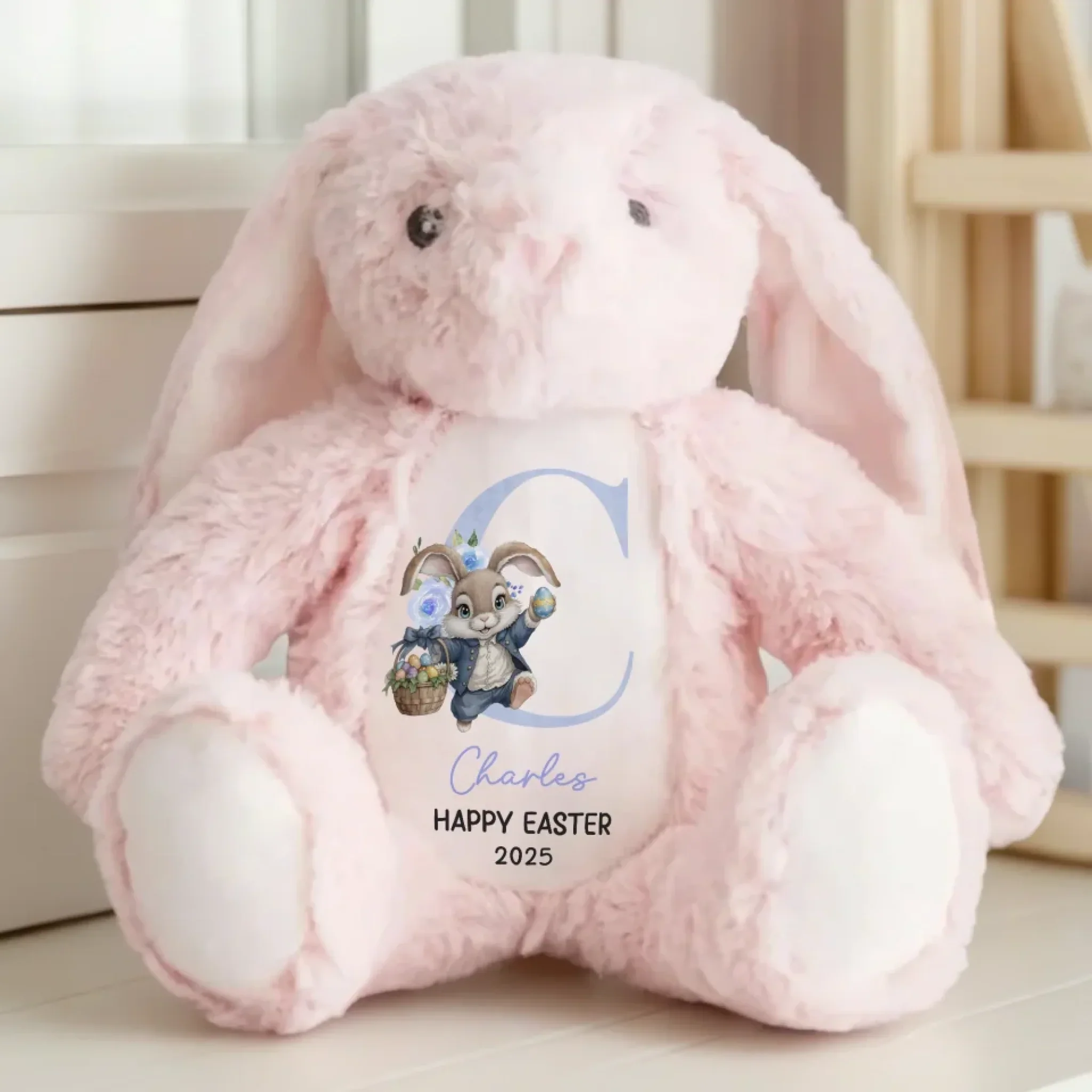 Hoppy Easter - Family Personalized Custom Easter Bunny Plush - Easter Gift For Family Members - Image 7