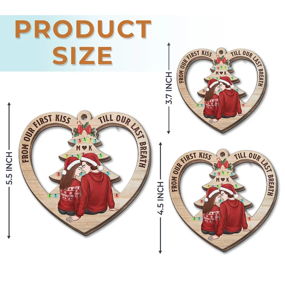 I Already Got The Best Present This Year - Couple Personalized Custom Ornament - Wood Custom Shaped - Christmas Gift For Husband Wife, Anniversary - Image 6