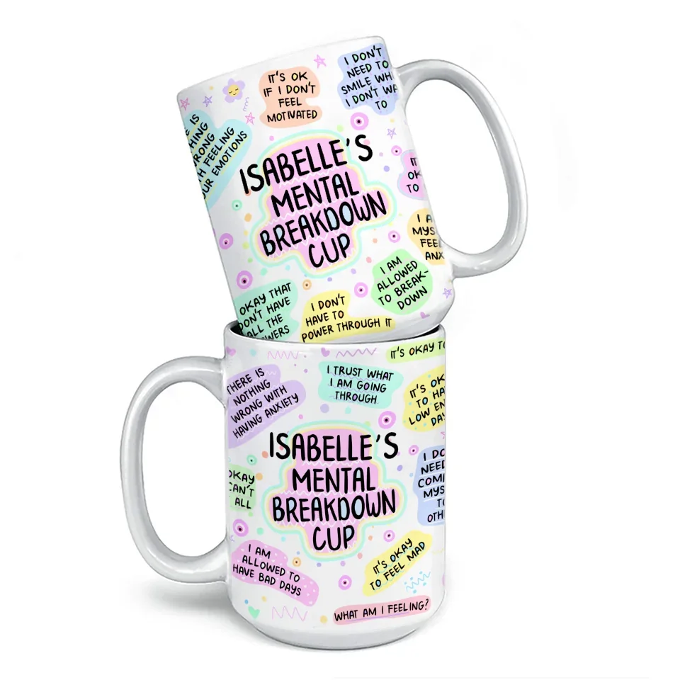 I Am My Own Priority Self-Love - Friend Personalized Custom Mug - Christmas Gift For Best Friends, Family Members, Coworkers, Yourself - Image 5