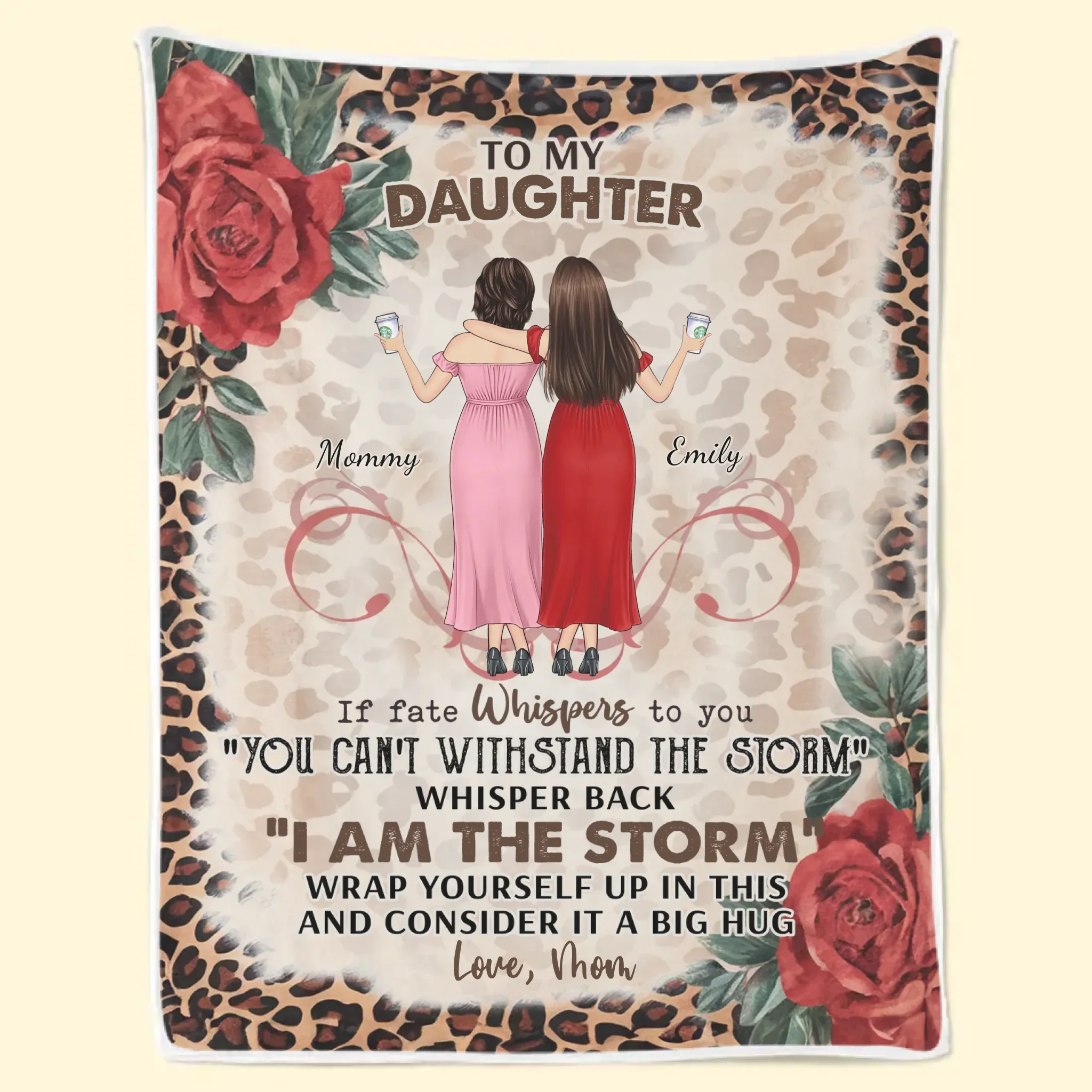 I Am The Storm - Family Personalized Custom Blanket - Mother's Day, Gift For Mom, Grandma - Image 6