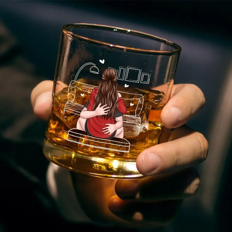 I Am Your Shot Of Whiskey - Couple Personalized Custom Whiskey Glass - Gift For Husband Wife, Anniversary - Image 3
