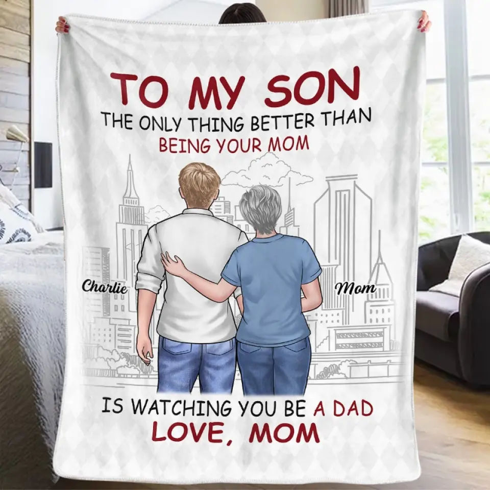 I Feel So Proud Of You - Family Personalized Custom Blanket - Gift For Family Members - Image 4