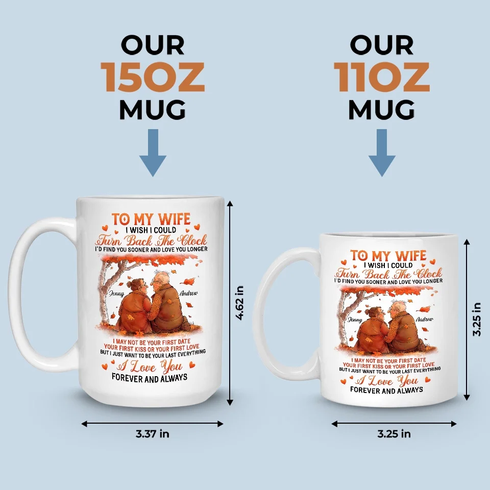 I Just Want To Be Your Last Everything - Couple Personalized Custom Mug - Autumn Fall Gift For Husband Wife, Anniversary - Image 5