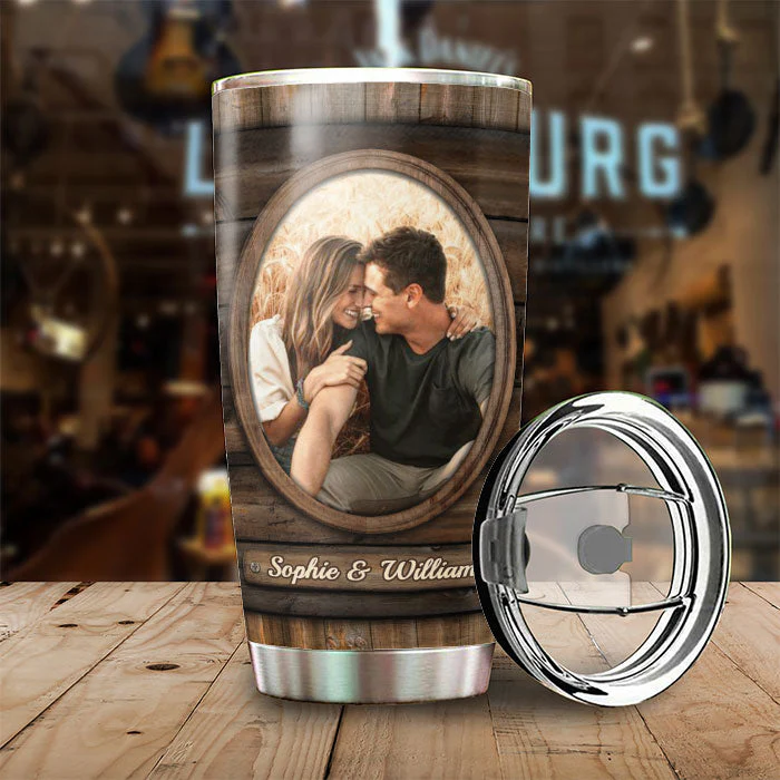 I Mean I Love You The Most - Upload Image, Gift For Couples - Personalized Tumbler - Image 3