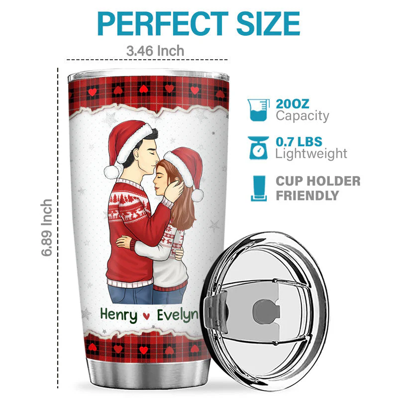 I Met You, I Liked You - Couple Personalized Custom Tumbler - Christmas Gift For Husband Wife, Anniversary - Image 2