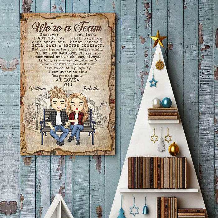 I Promise You A Better Night - Gift For Couples, Personalized Vertical Poster - Image 4