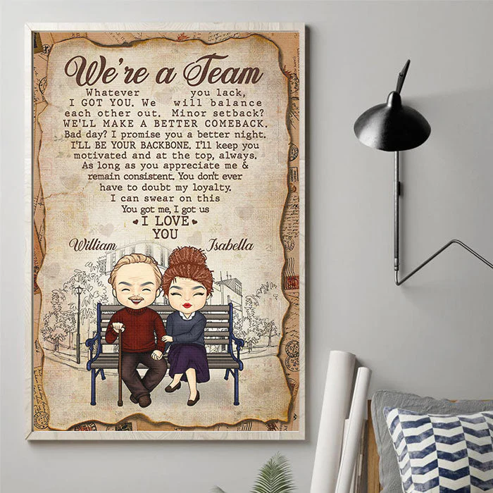 I Promise You A Better Night - Gift For Couples, Personalized Vertical Poster - Image 5