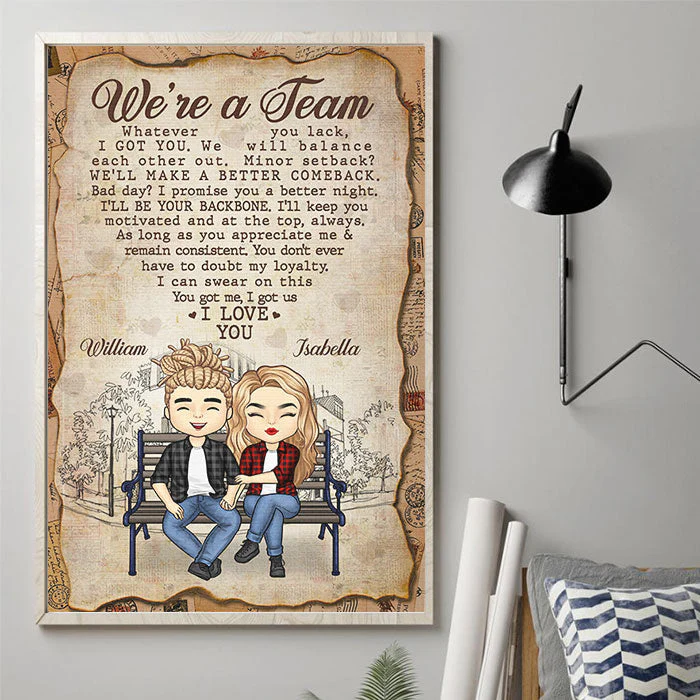 I Promise You A Better Night - Gift For Couples, Personalized Vertical Poster - Image 6