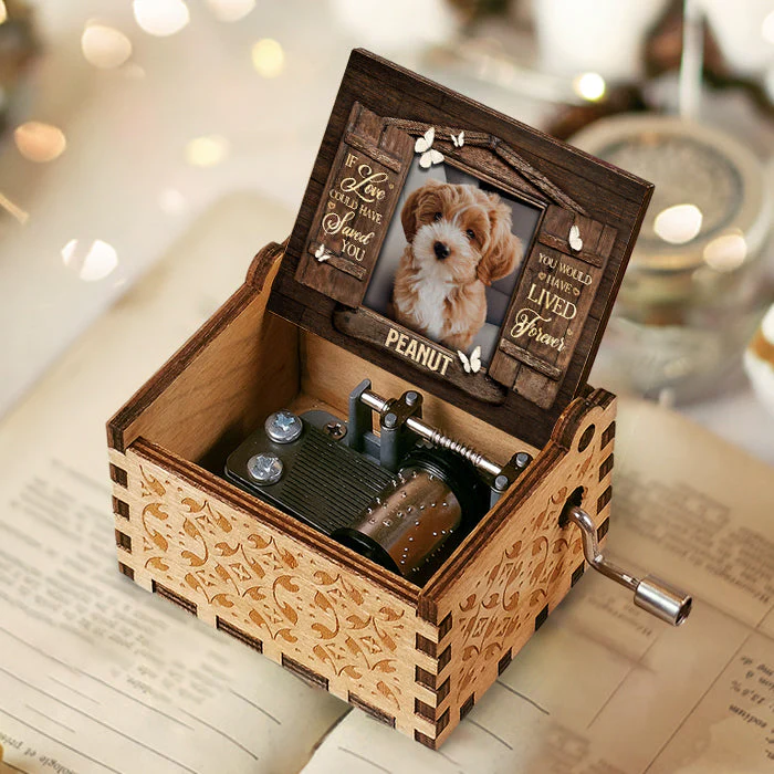 If Love Could Have Saved You - Personalized Music Box - Upload Image, Memorial Gift, Sympathy Gift - Image 3