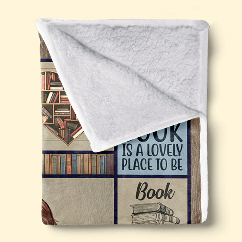 I'm A Bookaholic - Personalized Custom Blanket - Christmas Gift For Book Lovers - Image 3