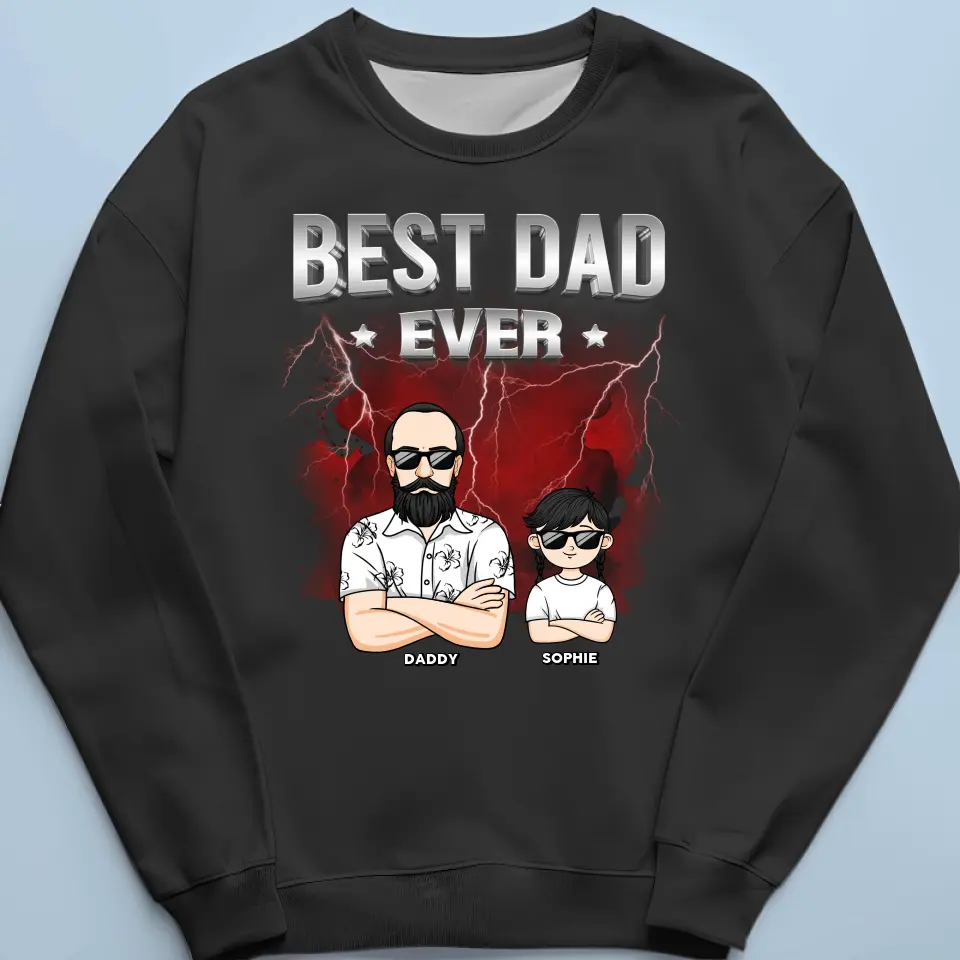 I’m Blessed To Have Both A Father & A Friend In You - Family Personalized Custom Unisex T-shirt, Hoodie, Sweatshirt - Father's Day, Gift For Dad, Grandpa - Image 6