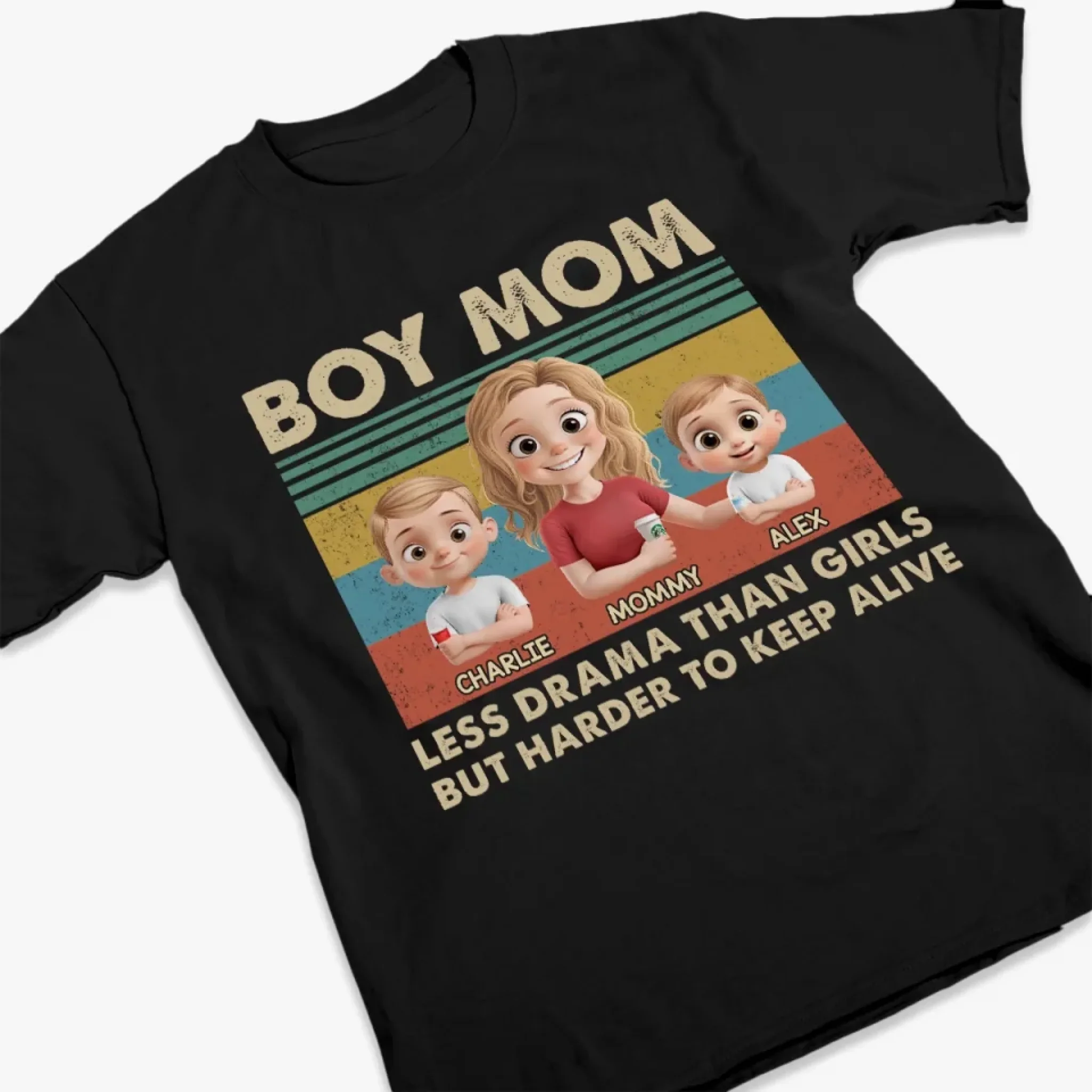 I’m Ready With More, Just Say The Word - Family Personalized Custom Unisex T-shirt, Premium T-shirt, Hoodie - Mother's Day, Gift For Mom - Image 3