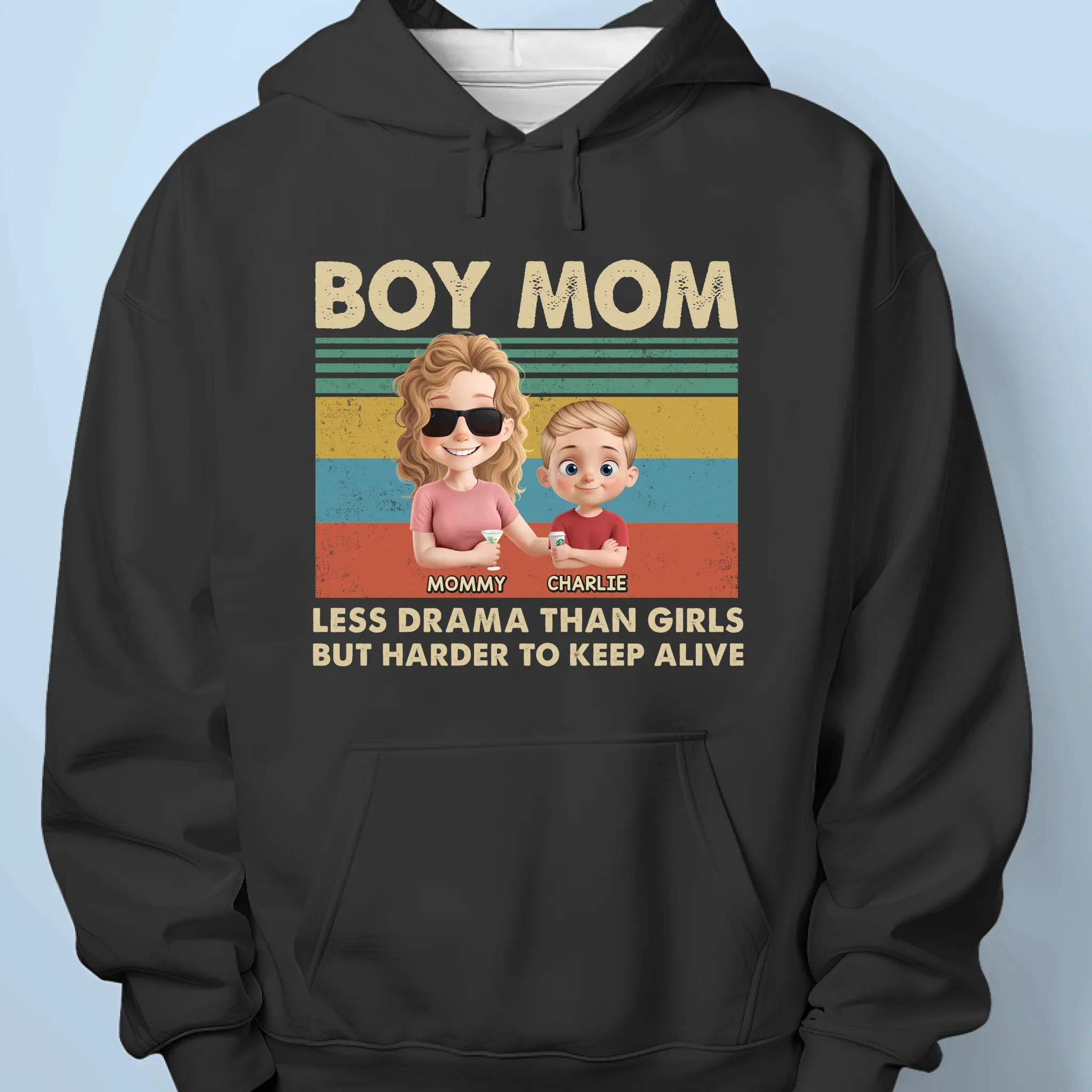 I’m Ready With More, Just Say The Word - Family Personalized Custom Unisex T-shirt, Premium T-shirt, Hoodie - Mother's Day, Gift For Mom - Image 7