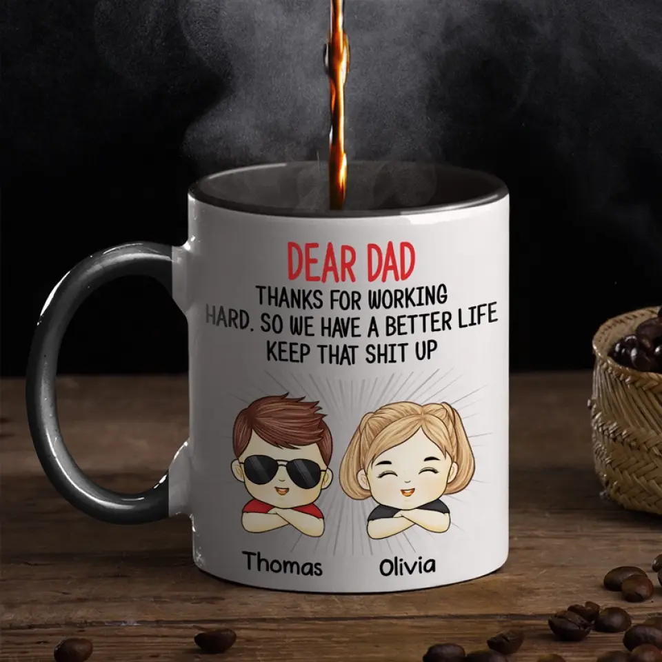 I’m Truly Blessed To Have Such Wonderful Parents - Family Personalized Custom Accent Mug - Gift For Family Members - Image 3