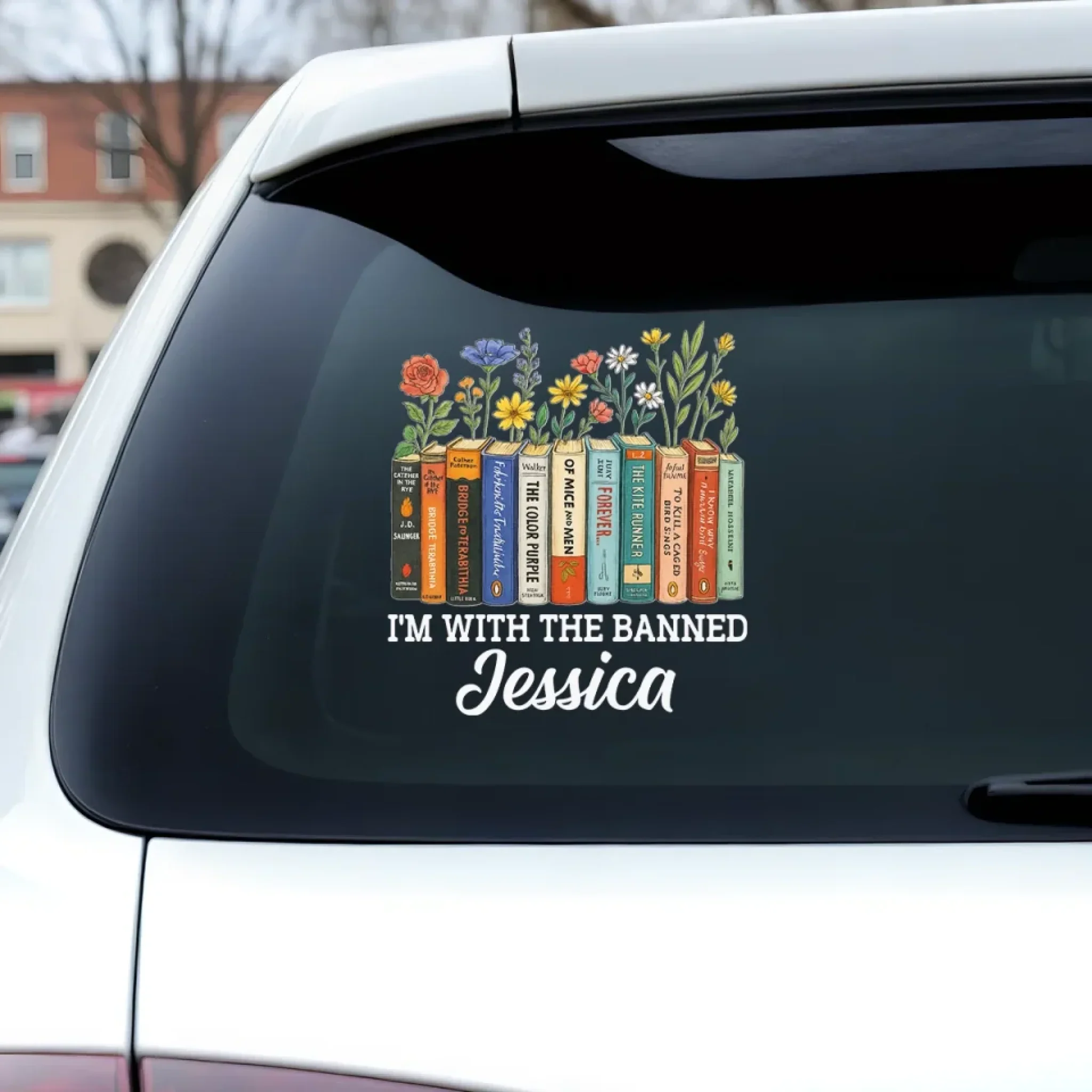 I'm With The Banned - Family Personalized Custom RV Decal - Gift For Yourself, Best Friends, Siblings, Family Members - Image 5