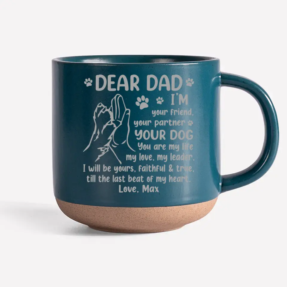 I'm Your Friend - Dog Personalized Custom Pottery Mug - Gift For Pet Owners, Pet Lovers - Image 2