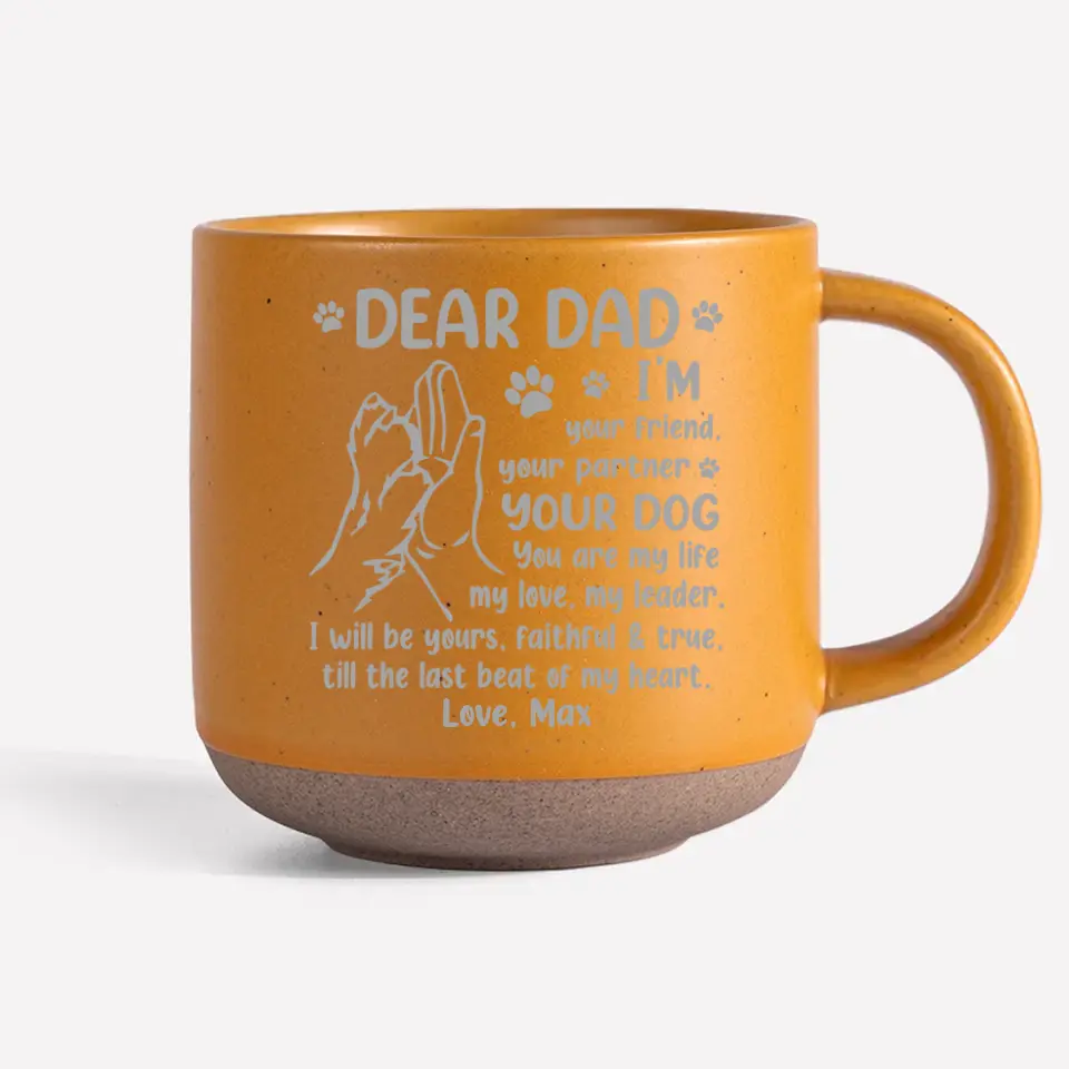 I'm Your Friend - Dog Personalized Custom Pottery Mug - Gift For Pet Owners, Pet Lovers - Image 9