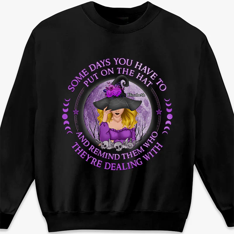 In A World Full Of Princesses Be A Witch - Personalized Custom Witch Unisex T-shirt, Hoodie, Sweatshirt - Halloween Gift For Witches, Yourself - Image 4