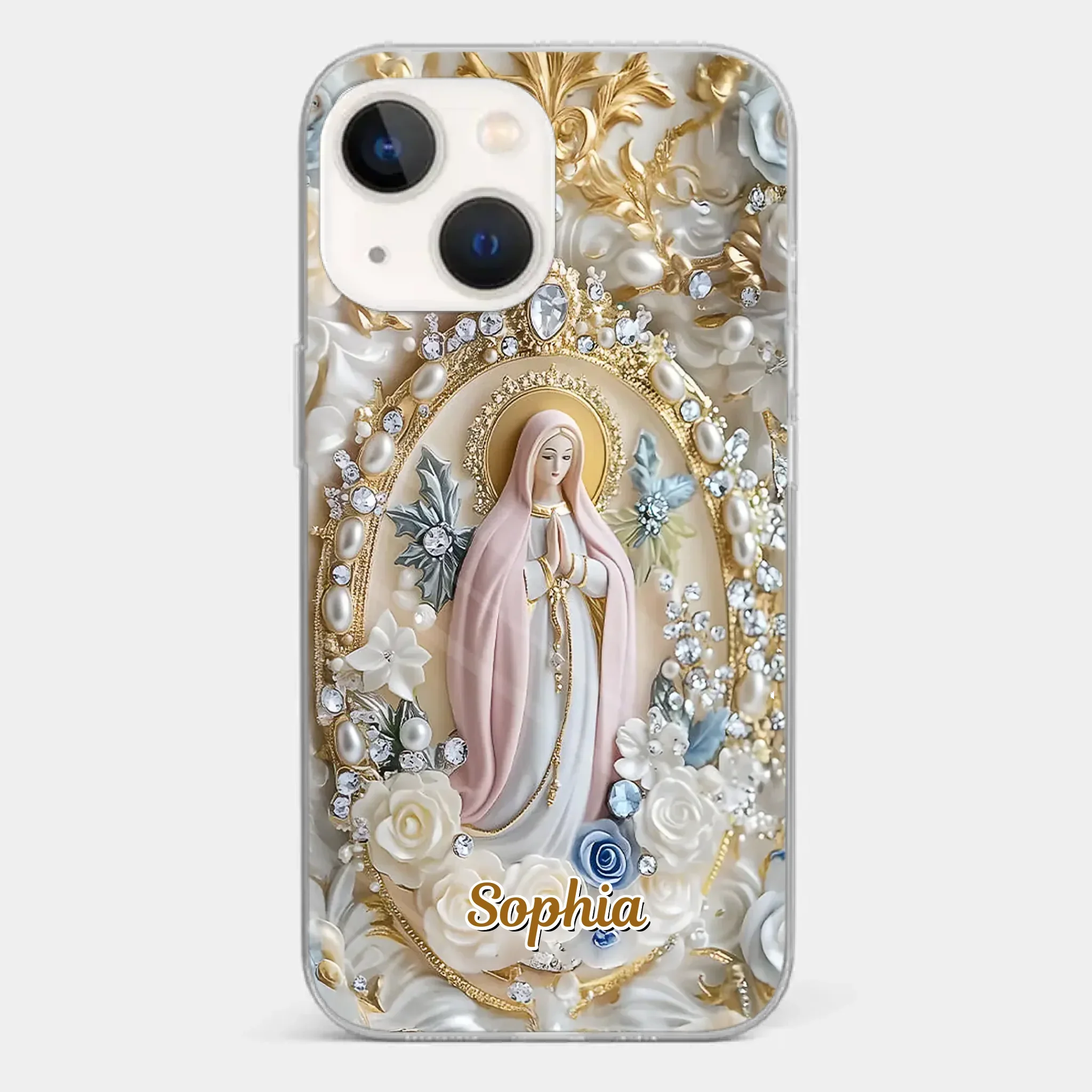 In Love And Faith - Family Personalized Custom 3D Inflated Effect Printed Clear Phone Case - Gift For Yourself, Best Friends, Siblings, Family Members - Image 17