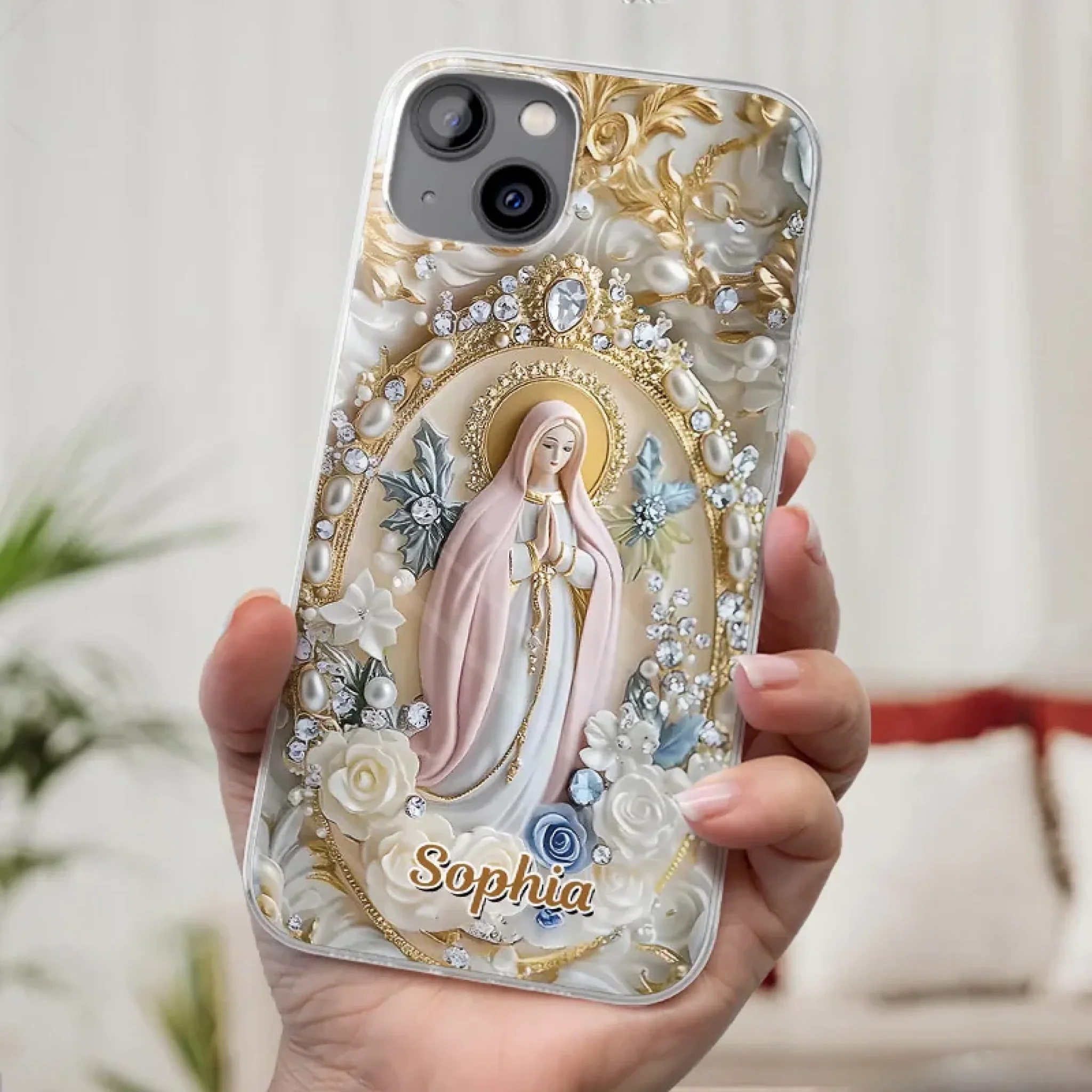 In Love And Faith - Family Personalized Custom 3D Inflated Effect Printed Clear Phone Case - Gift For Yourself, Best Friends, Siblings, Family Members - Image 32